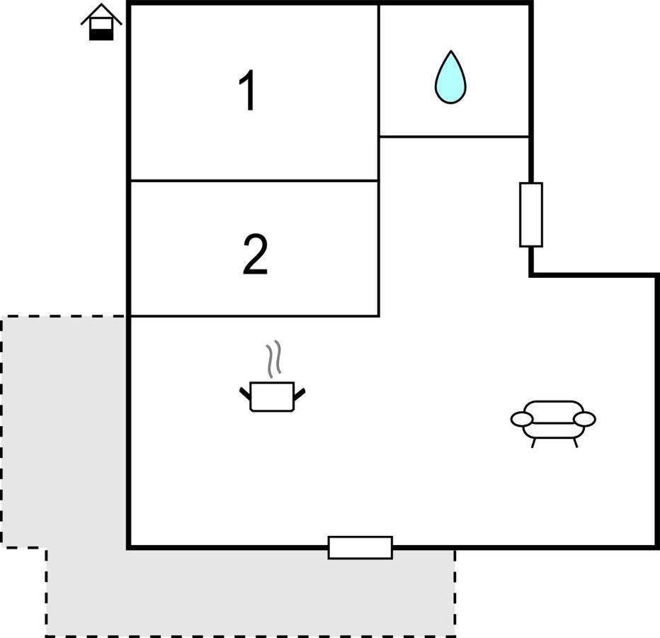 2 Bedroom Cozy Apartment In Rechlin Eksteriør billede
